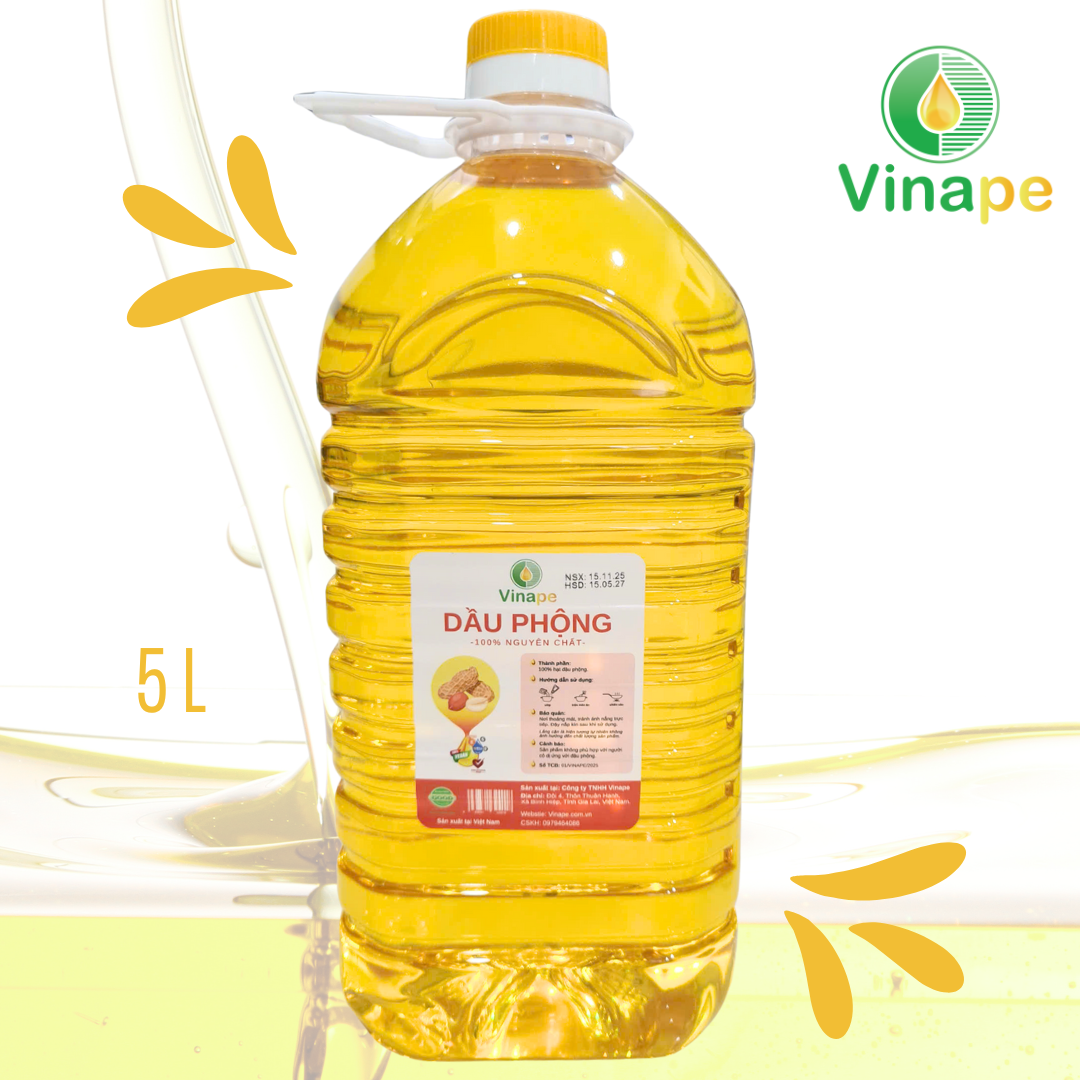 Dầu phộng nguyên chất 5L
