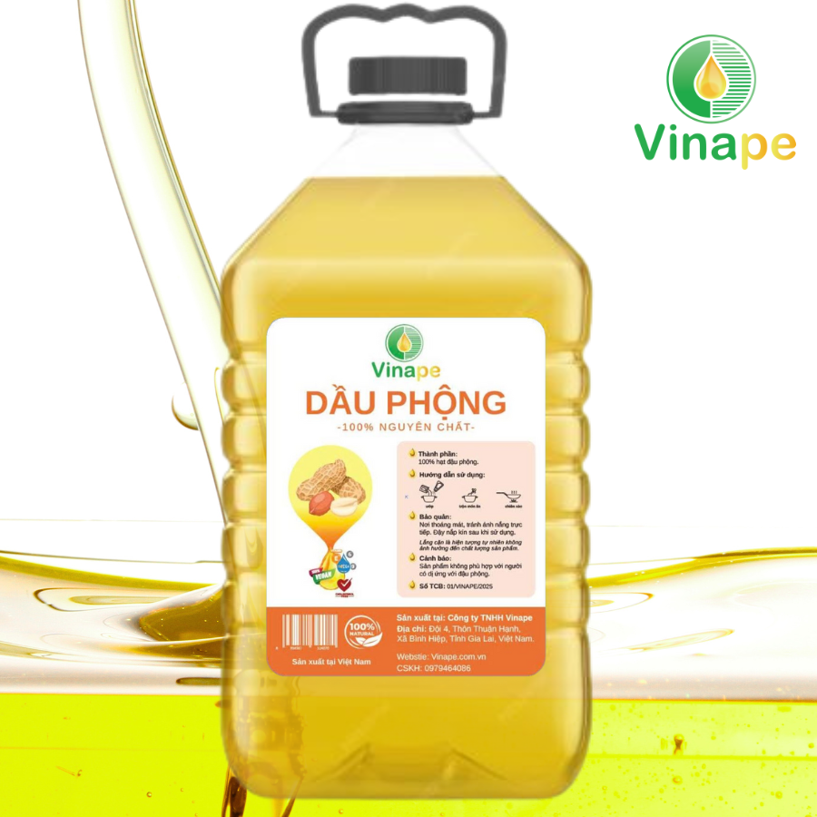 Dầu phộng nguyên chất 5L