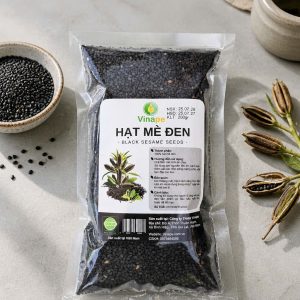 Hạt mè đen Bình Định 200gr (Đã đãi rửa sạch)